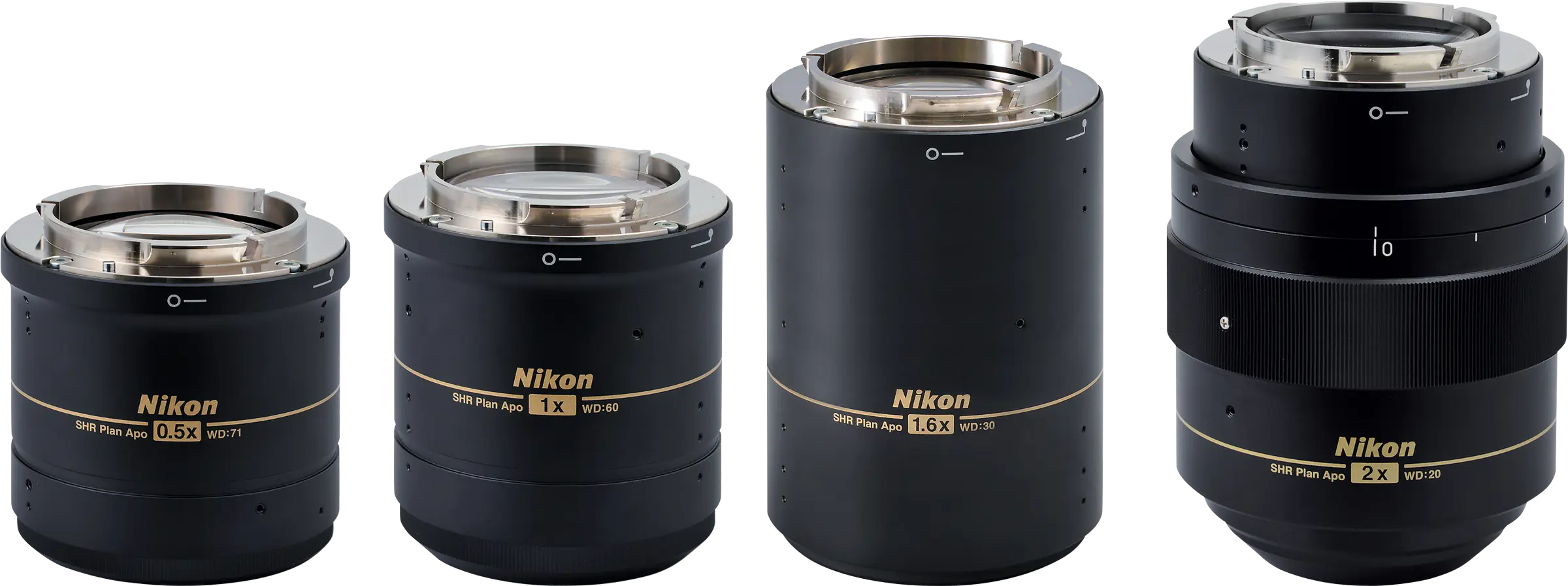 SHR Plan Apo series objective lenses delivering great zoom range and high resolution on the SMZ25/SMZ18