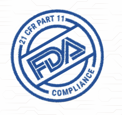 21 CFR Part 11 compliance badge